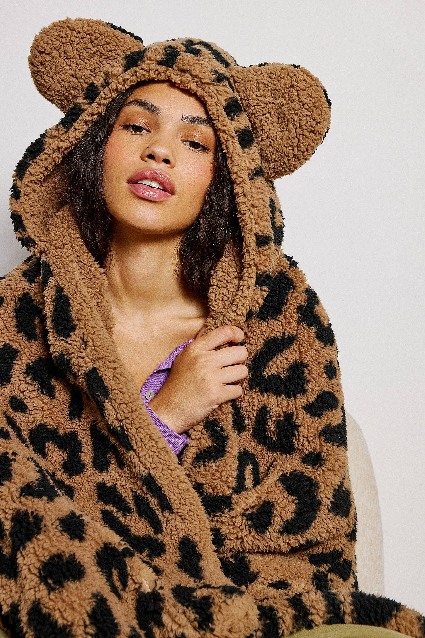 Leopard Ear Blanket - Neutral ALL
