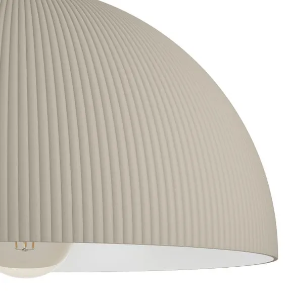 EGLO Gaetano Ribbed Adjustable Pendant Light 2