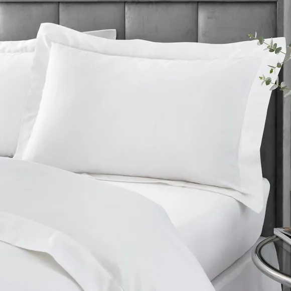 Hotel 230 Thread Count 100% Cotton Sateen Oxford Pillowcase