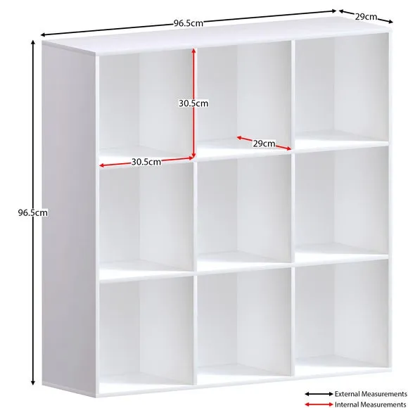 Vida Designs Durham 3x3 Cube Storage Unit 2