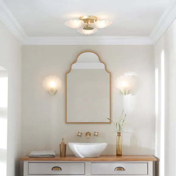 Shell Coastal Bathroom Wall Light 6