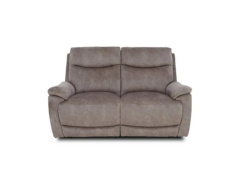 Sloane Fabric 2 Seater Power Recliner Sofa with Power Headrests - Marble Charcoal Grey