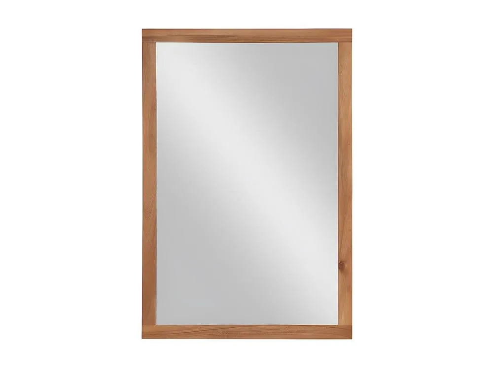 Vente-unique Rectangular Mirror With Acacia Wood Surround - 90 X 60 Cm - SEPANG in Walnut 2