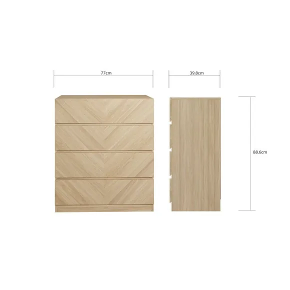 Taranto 4 Drawer Chest 6