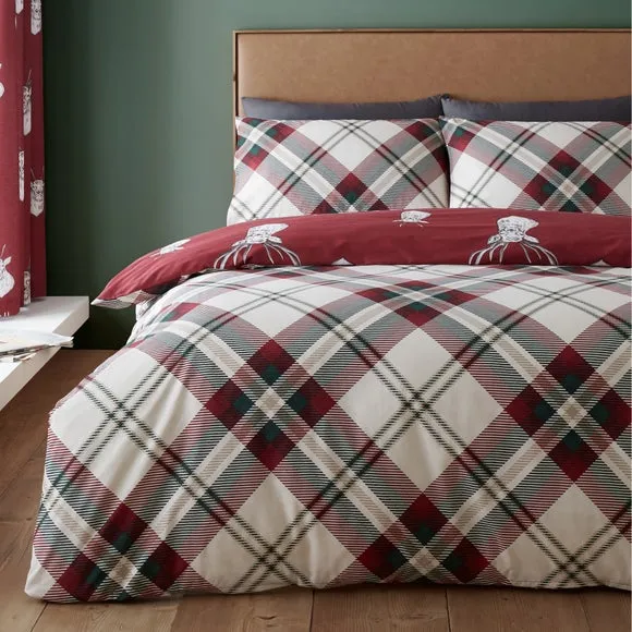 Catherine Lansfield Munro Stag Reversible Duvet Cover and Pillowcase Set 3