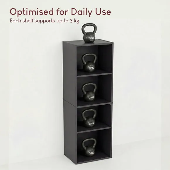 Oxford 4 Tier Cube Bookcase 6