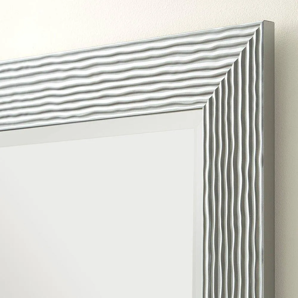 Yearn Mirrors Wave Gloss Silver Full length mirror 168.5x77cm 2