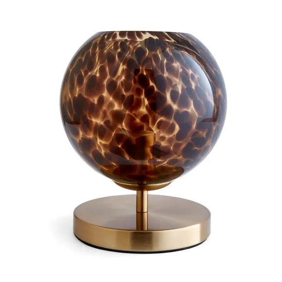 Kira Tortoiseshell Touch Table Lamp 6