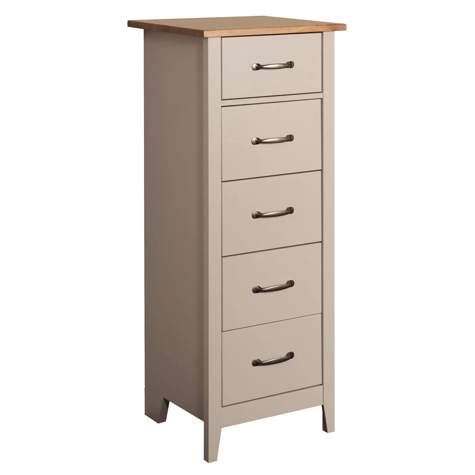 Norfolk Grey 5 Drawer Chest Grey
