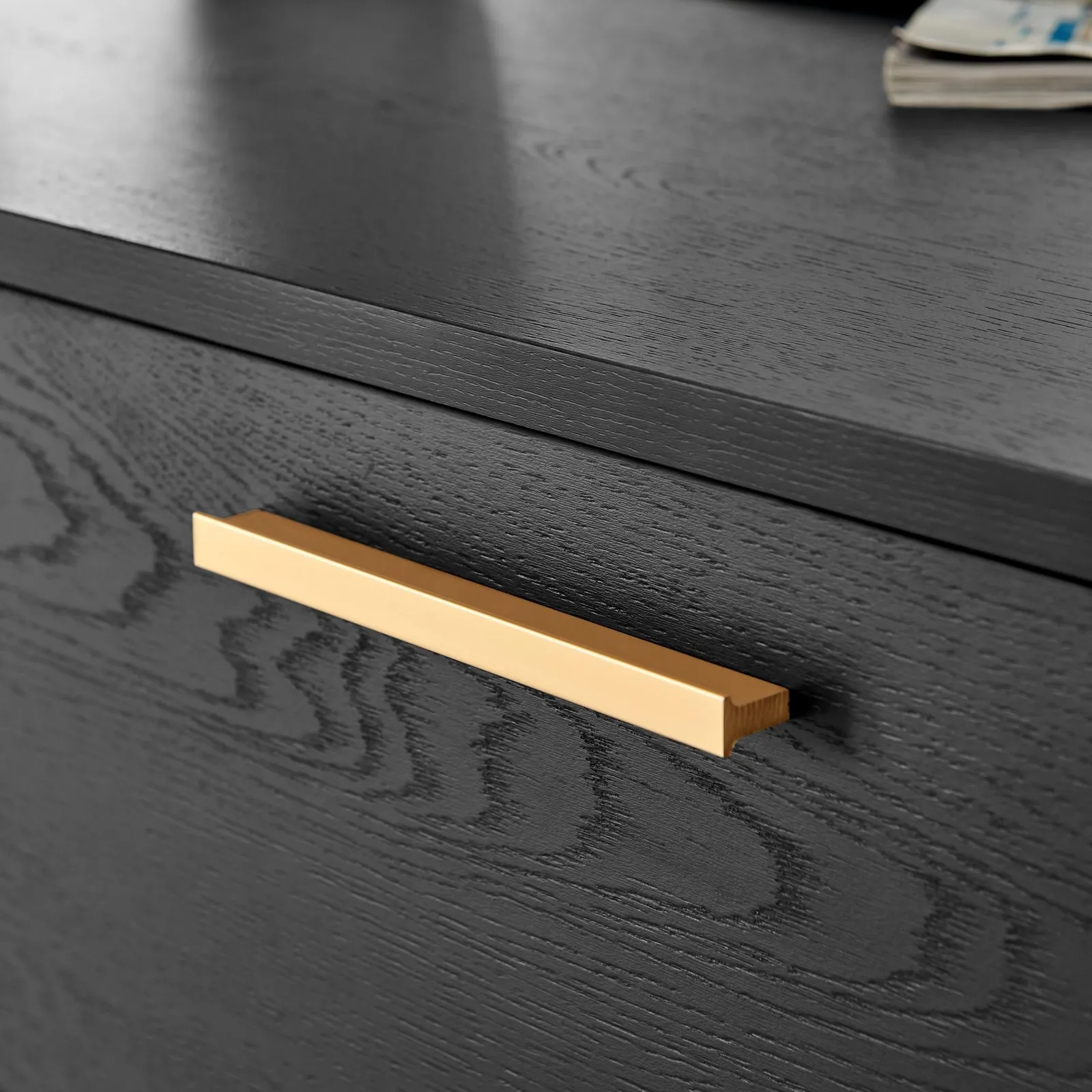 FurnitureboxUK Ivala Black & Copper Effect Storage Coffee Table 5