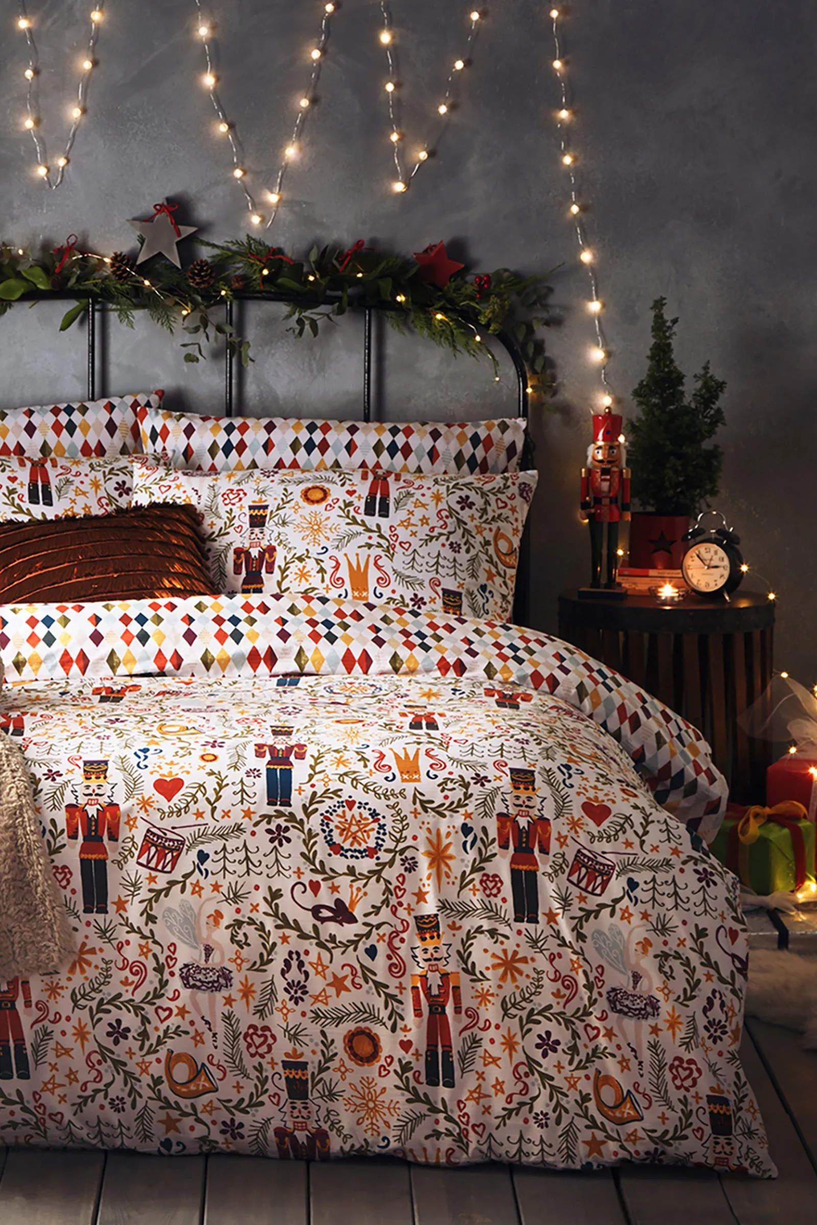 Christmas Nutcracker Single Duvet Set