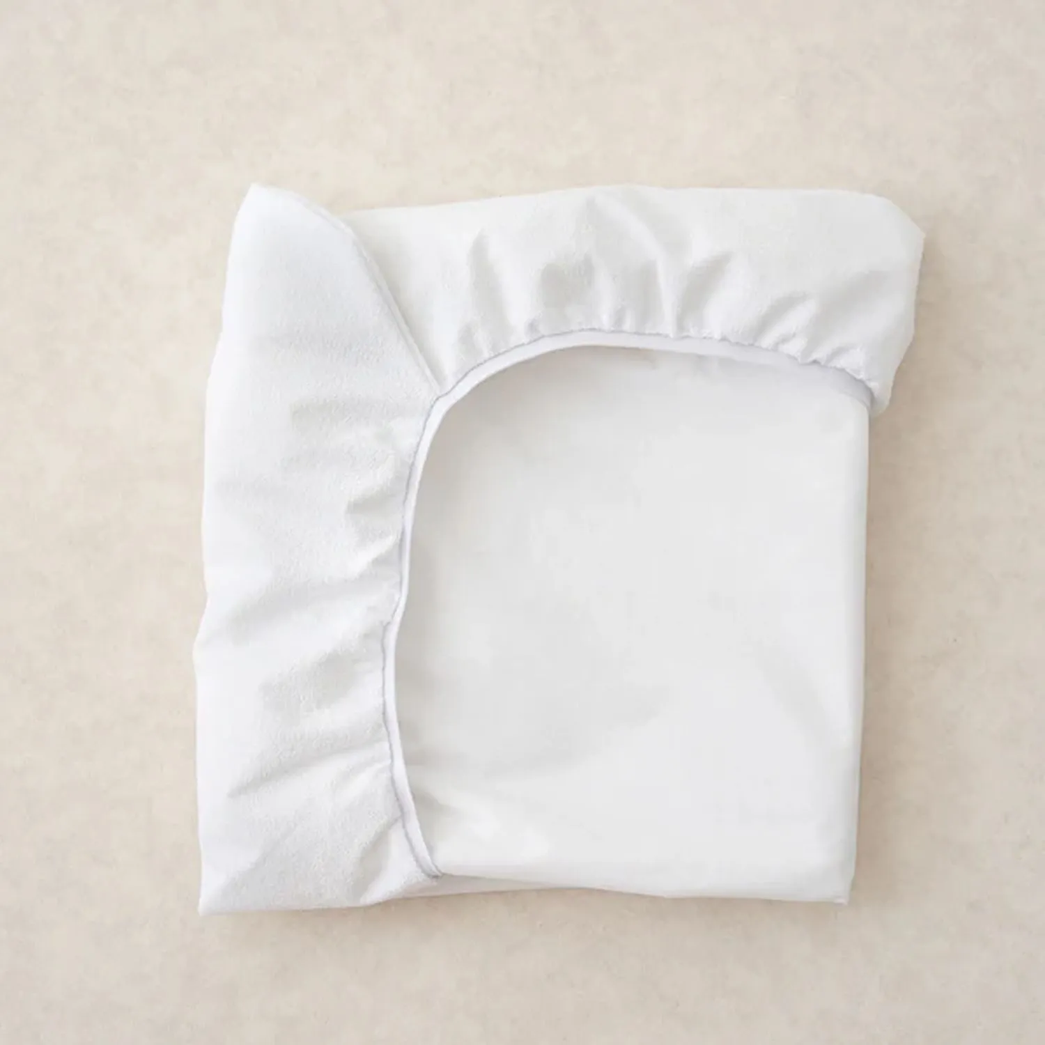 The Tiny Bed Company Waterproof Fitted Mattress Protector Cot Bed (140 x 70cm) in White