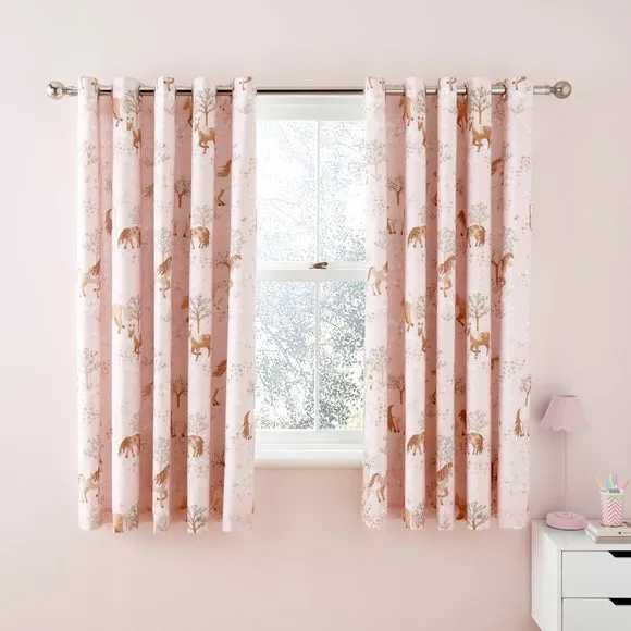 Pony Meadows Blackout Eyelet Curtains 2