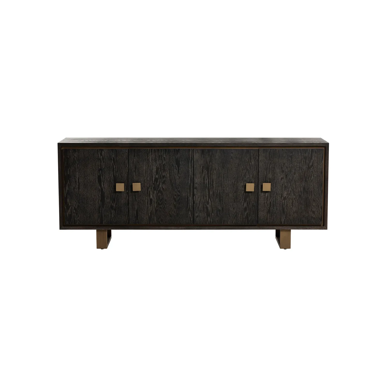 Cantha 4 Door Sideboard, Brown Oak | Barker & Stonehouse 3