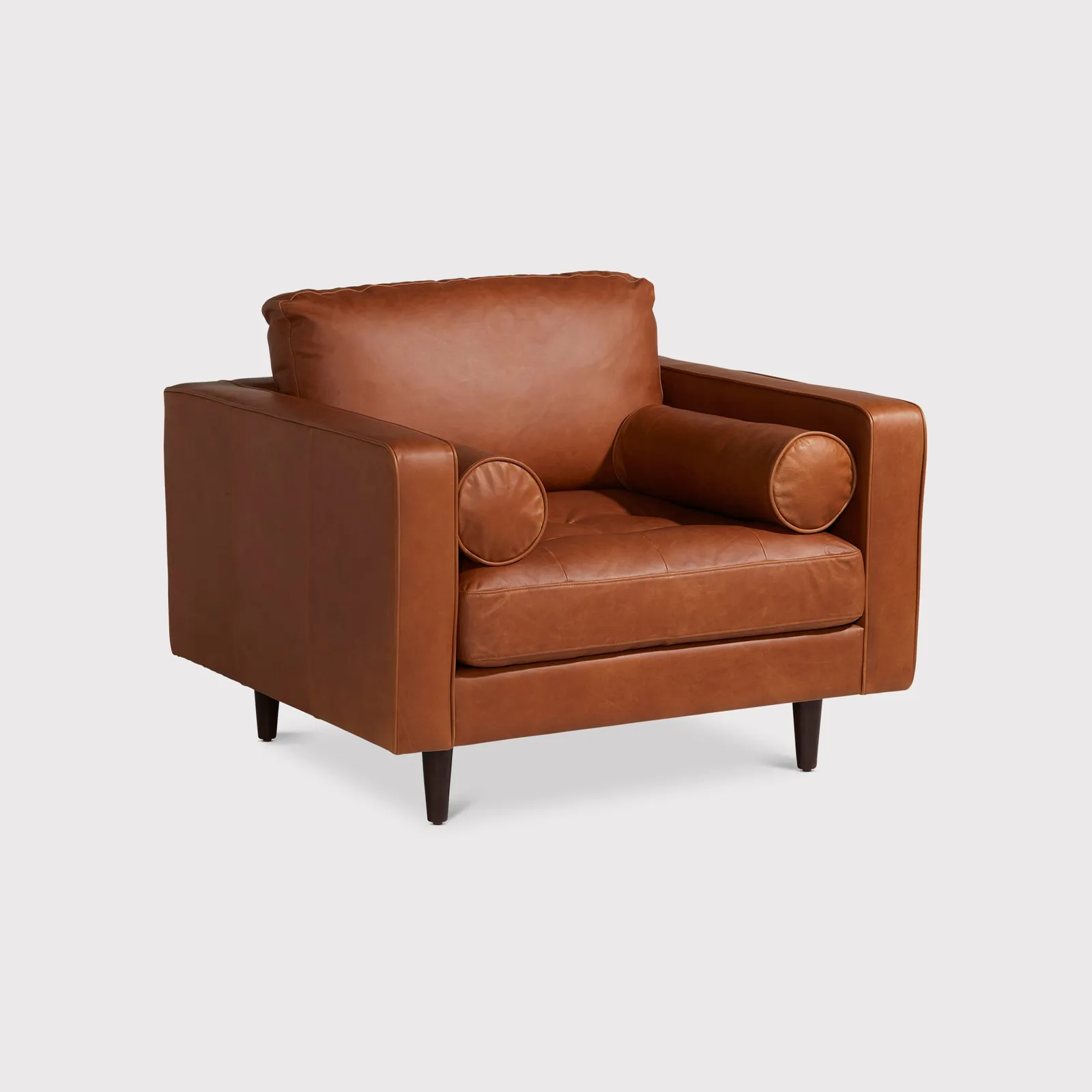 Hemingway Armchair, Brown Leather | Barker & Stonehouse