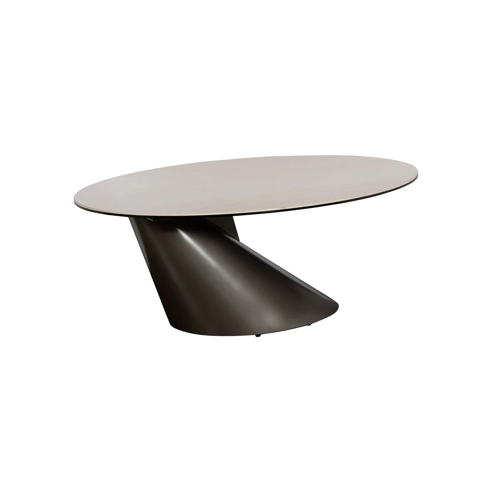 Halcyon Coffee Table 120X80X45 Cm, Round, White Ceramic | Barker & Stonehouse 3