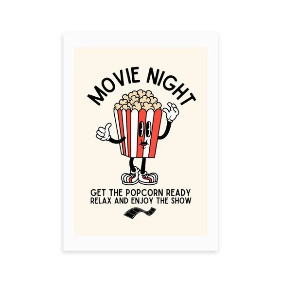 East End Prints Movie Night Popcorn by Mother & Sun Studio 2