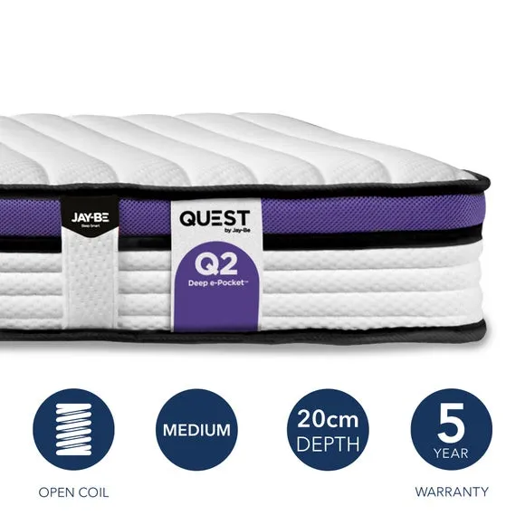 Jay-Be Quest Q2 Extreme Comfort Hybrid Mattress