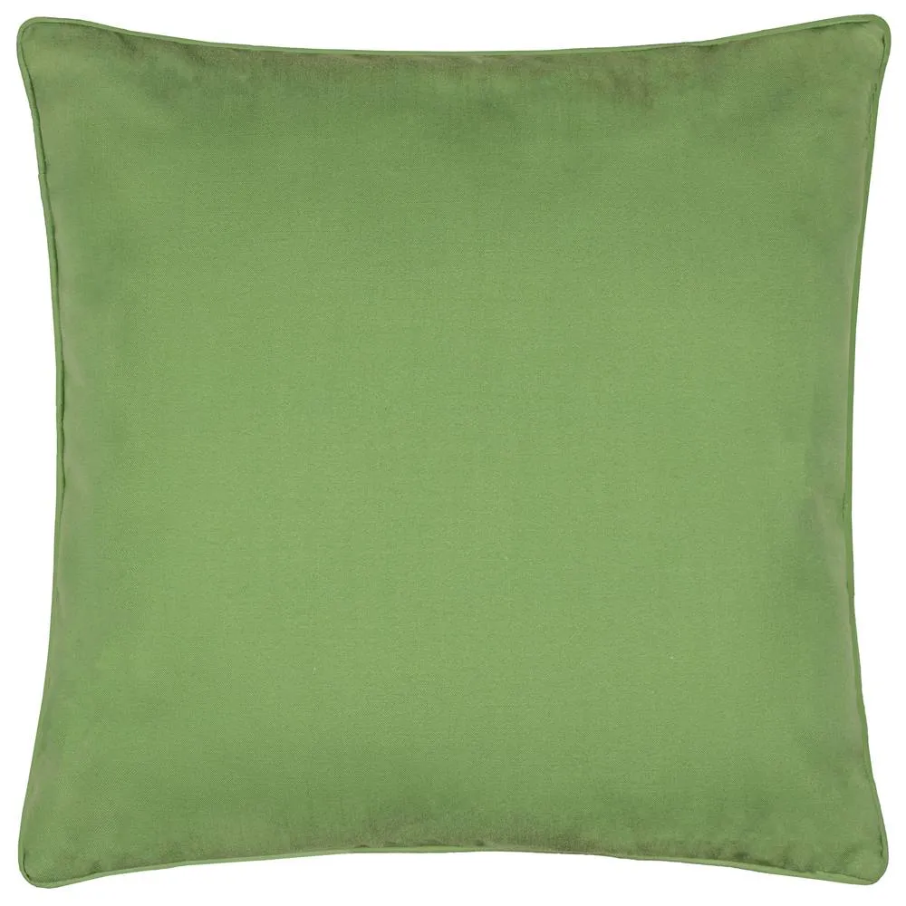 Morris & Co Strawberry Thief Piped Outdoor Cushion in Yellow 3