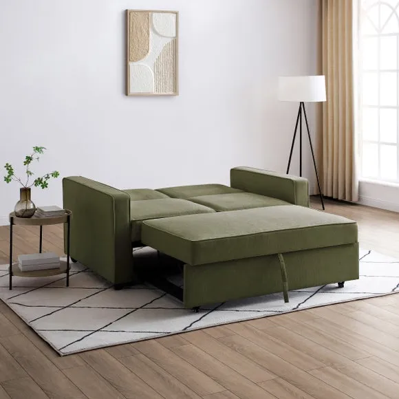 Kayden Chenille Pop Up 2 Seater Double Sofa Bed 4