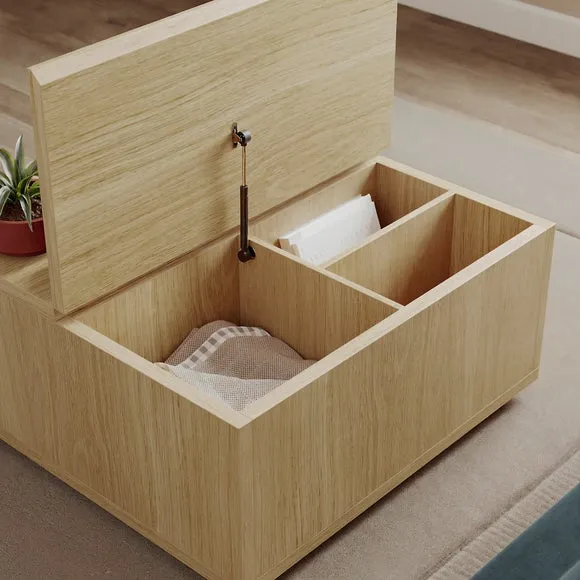 Jose Block Coffee Table with Storage 2