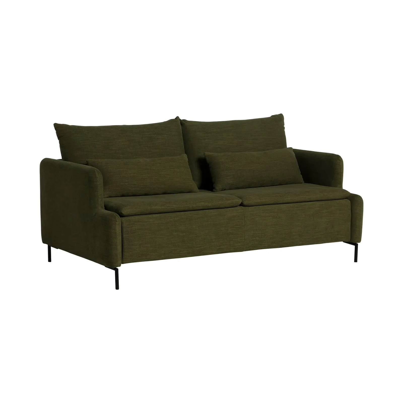 Kencot 3 Seater Sofa Bedbed 185Cm, Green Fabric | Barker & Stonehouse 2