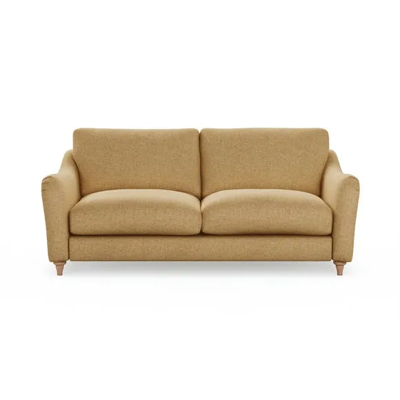 Hattie Slub Faux Linen 3 Seater Sofa 2