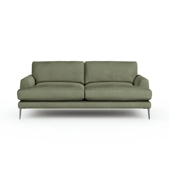 Lawson Matte Plush Velvet 4 Seater Sofa 6