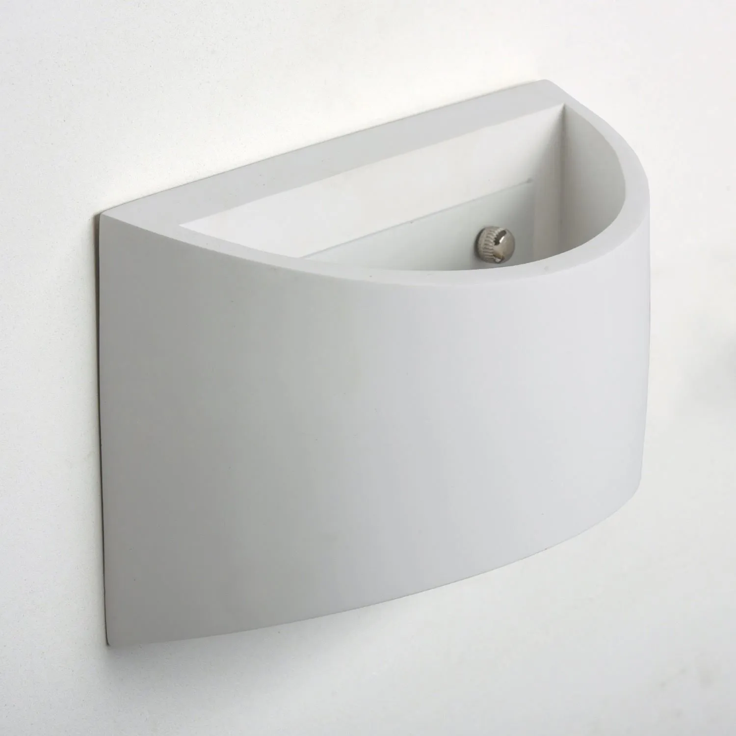 First Choice Lighting Marmo - White G9 Plaster Wall Light 3