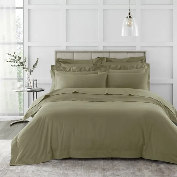 Hotel 230 Thread Count 100% Cotton Sateen Duvet Cover 1