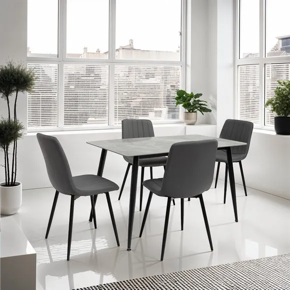 Riga Rectangular 4 Seater Dining Table 1