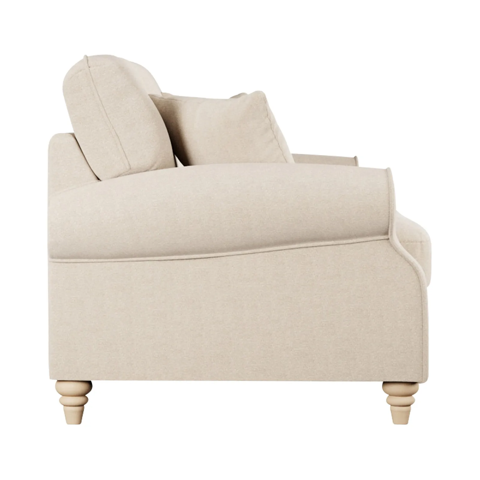 Hattie 2 Seater Sofa, Neutral Fabric | Barker & Stonehouse 3