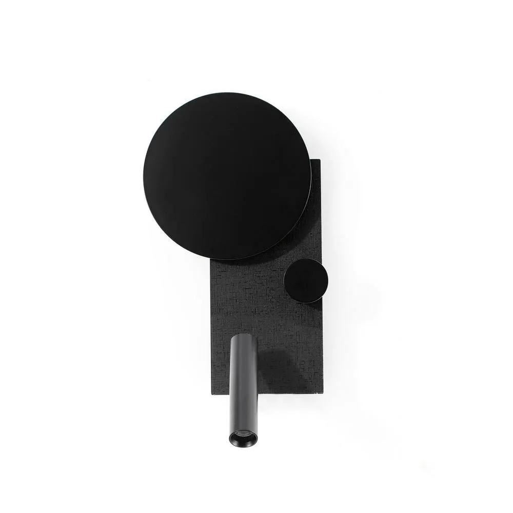 Netlighting Klee Right Reading Light Textured Black 2700K