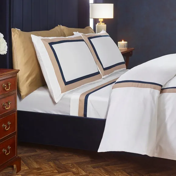 Dorma Alderton 100% Cotton Sateen Duvet Cover & Pillowcase Set 4