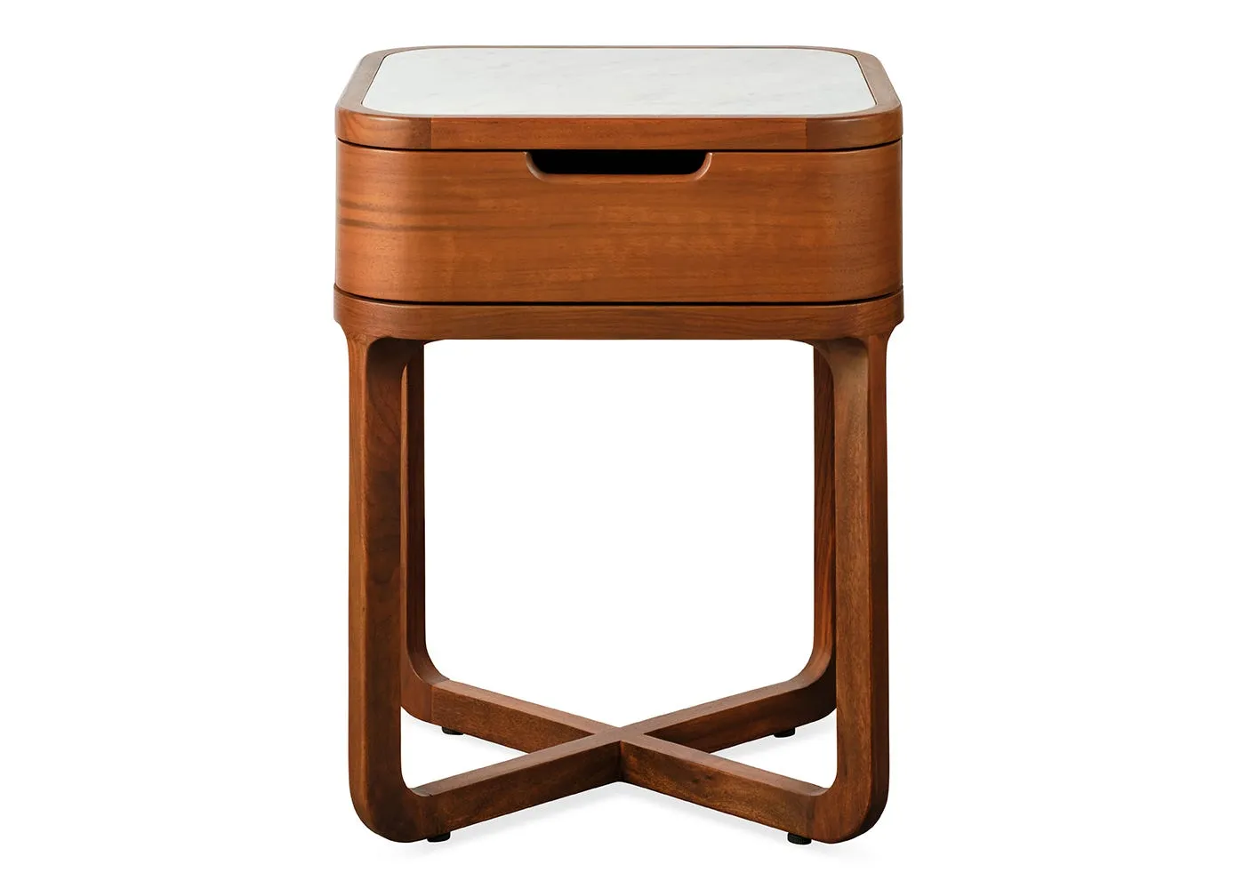 Heal's Anais Bedside Table Walnut 1