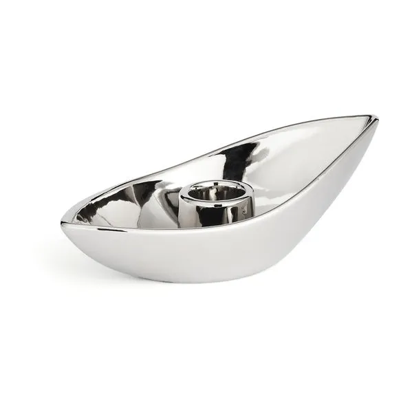 Hotel Chrome Taper Candlestick Holder 3