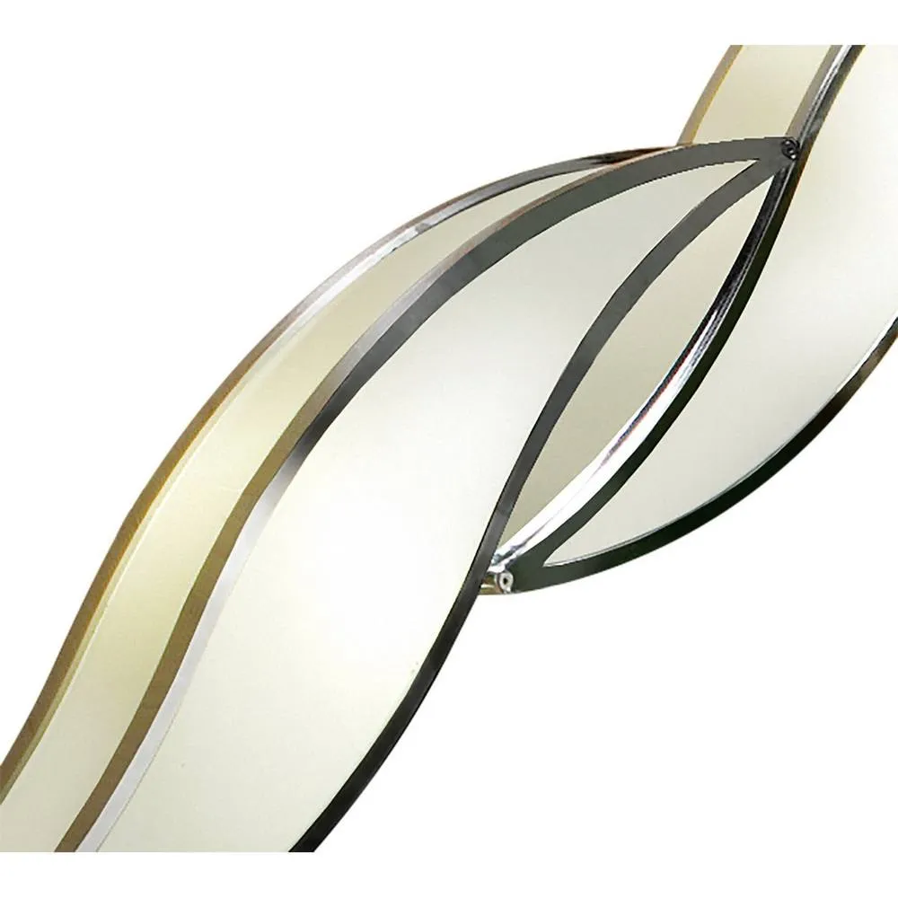 Netlighting Sintesys Wall Lamp GU10 2 Light Large Polished Chrome in Grey 5