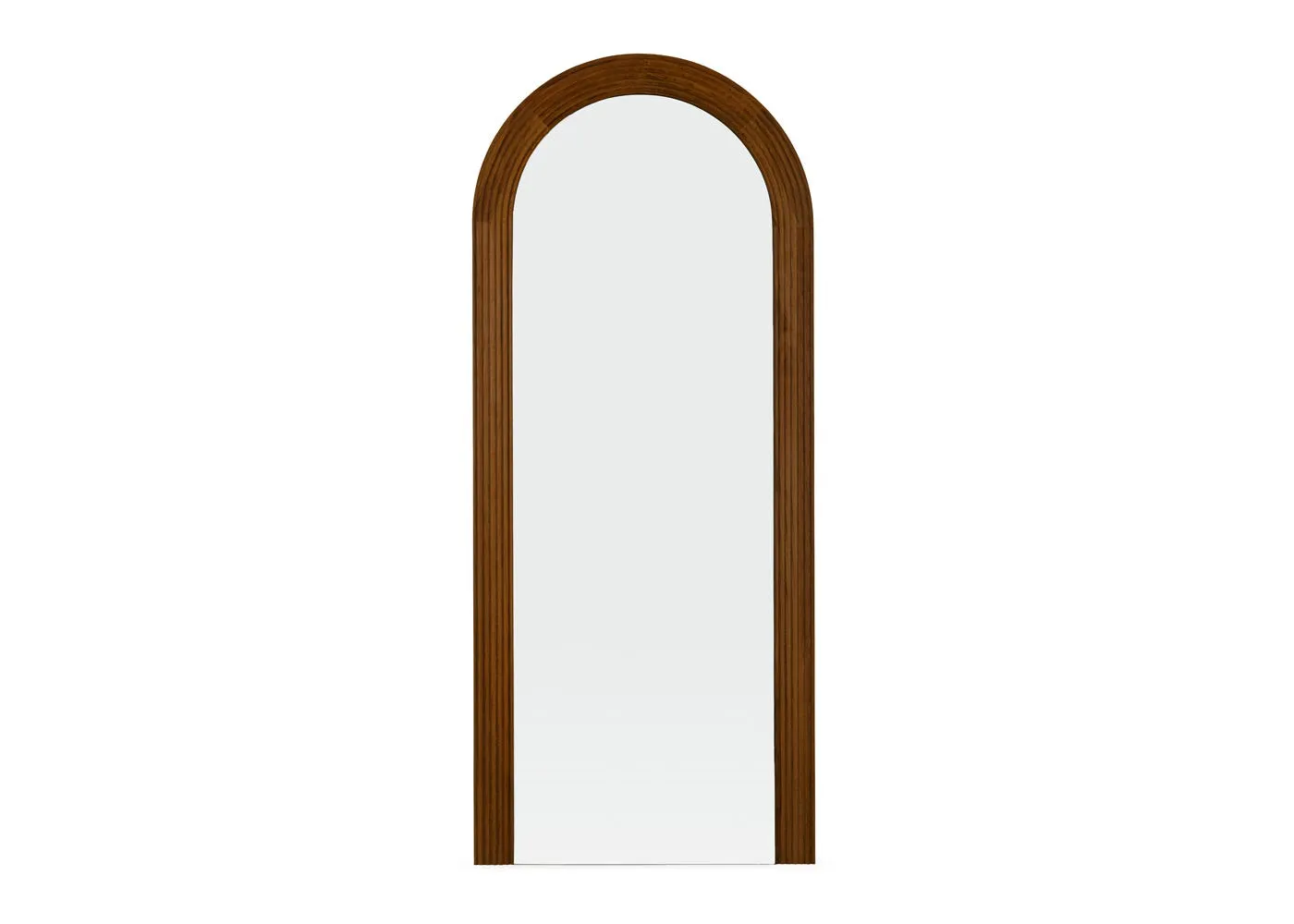 Heal's Oxbow Textured Arch Mirror Dark Oak