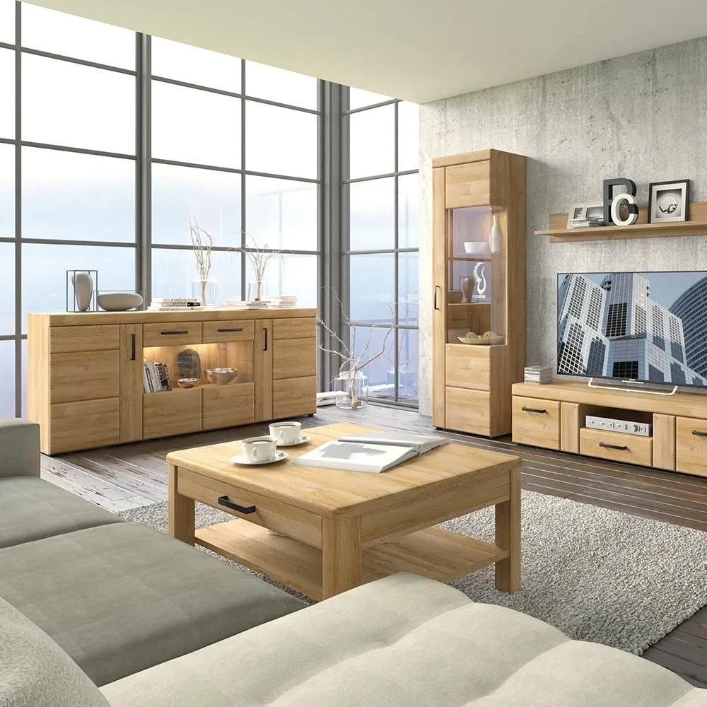 Furniture To Go Cortina 1 Drawer Coffee Table in Brown 3