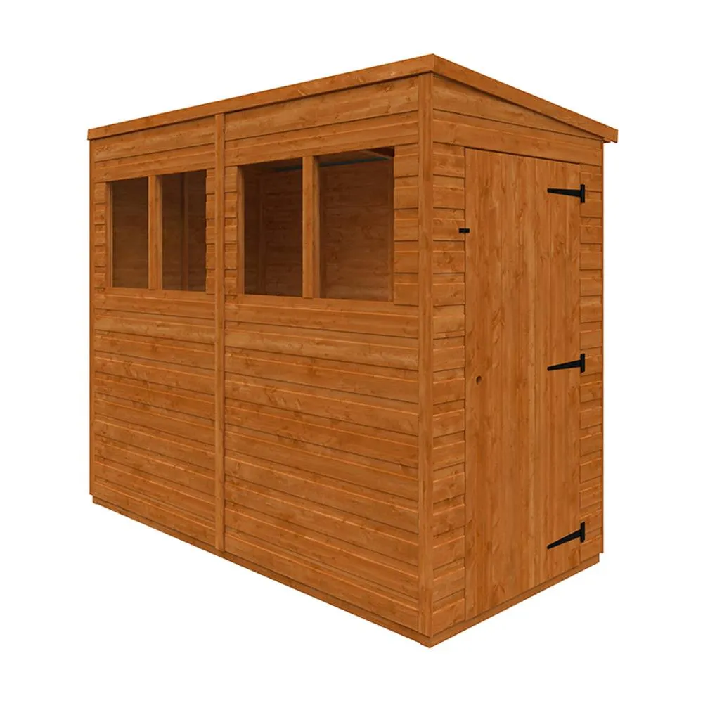 Buttercup Farm 8x4 Flex Pent 12mm Flex - L238.8 x W115 x H203 cm - Burnt Orange