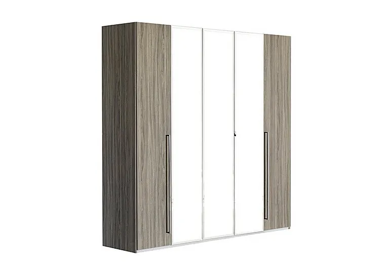 Venezia 5 Door Wardrobe with 3 Mirror Doors