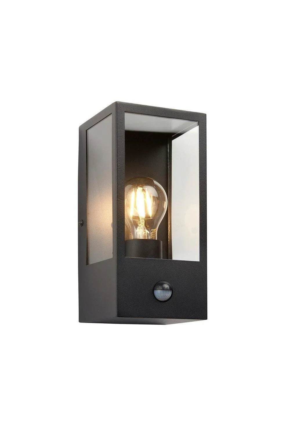 Netlighting Oxford Timeless Classic Wall Lantern Matt Black with PIR Motion Sensor IP44