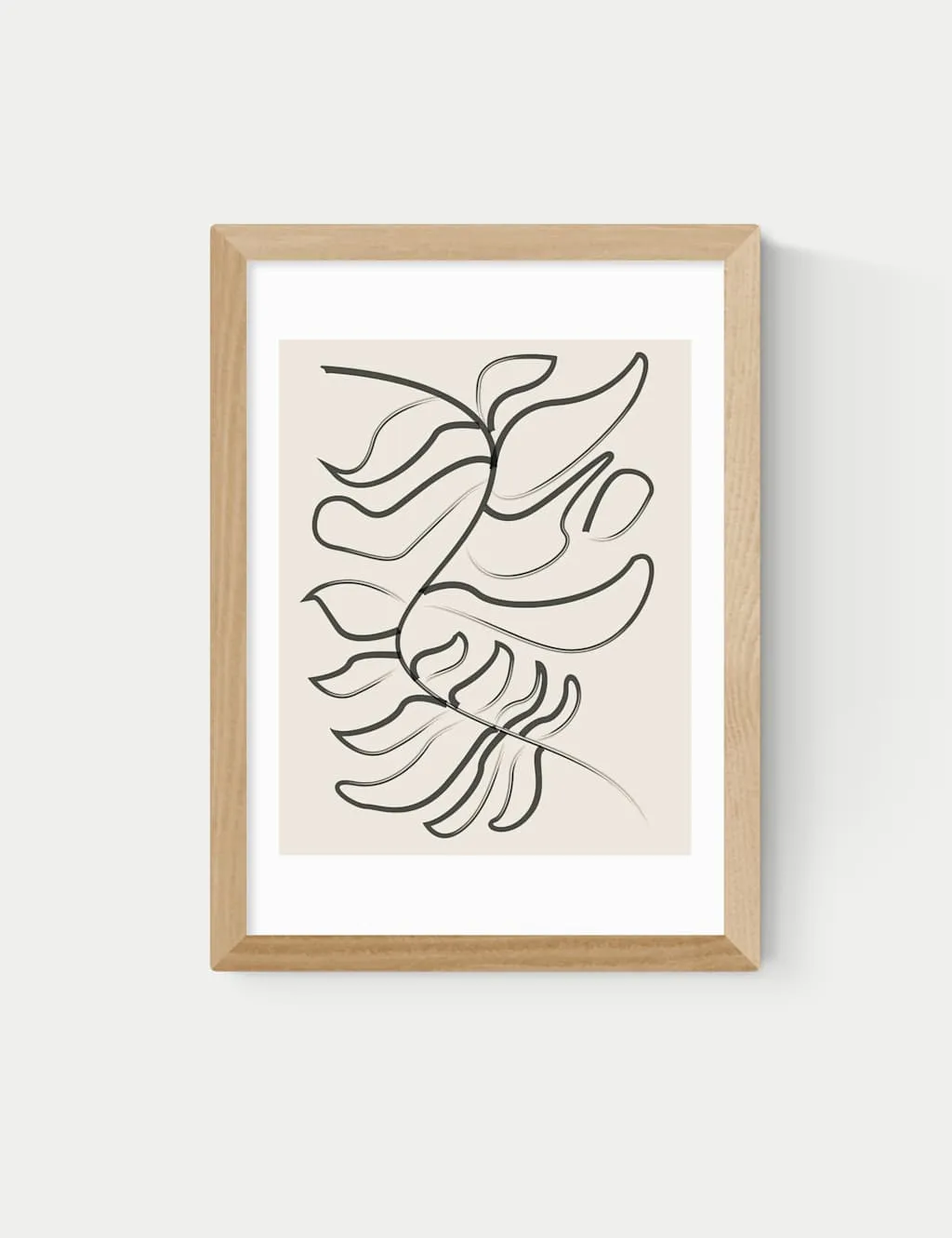 East End Prints Sprung Framed Art Print Natural