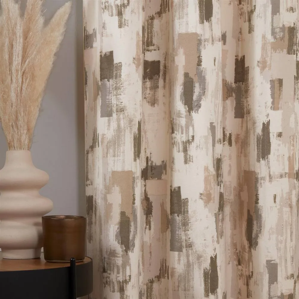 Sundour Bamford Eyelet Curtains in Brown 4