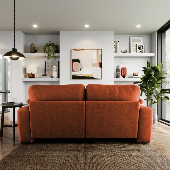 Magnus Vintage Soft Chenille Corner Chaise Sofa 3