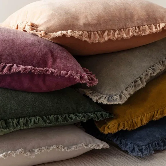 Bertie Velvet Square Cushion 6