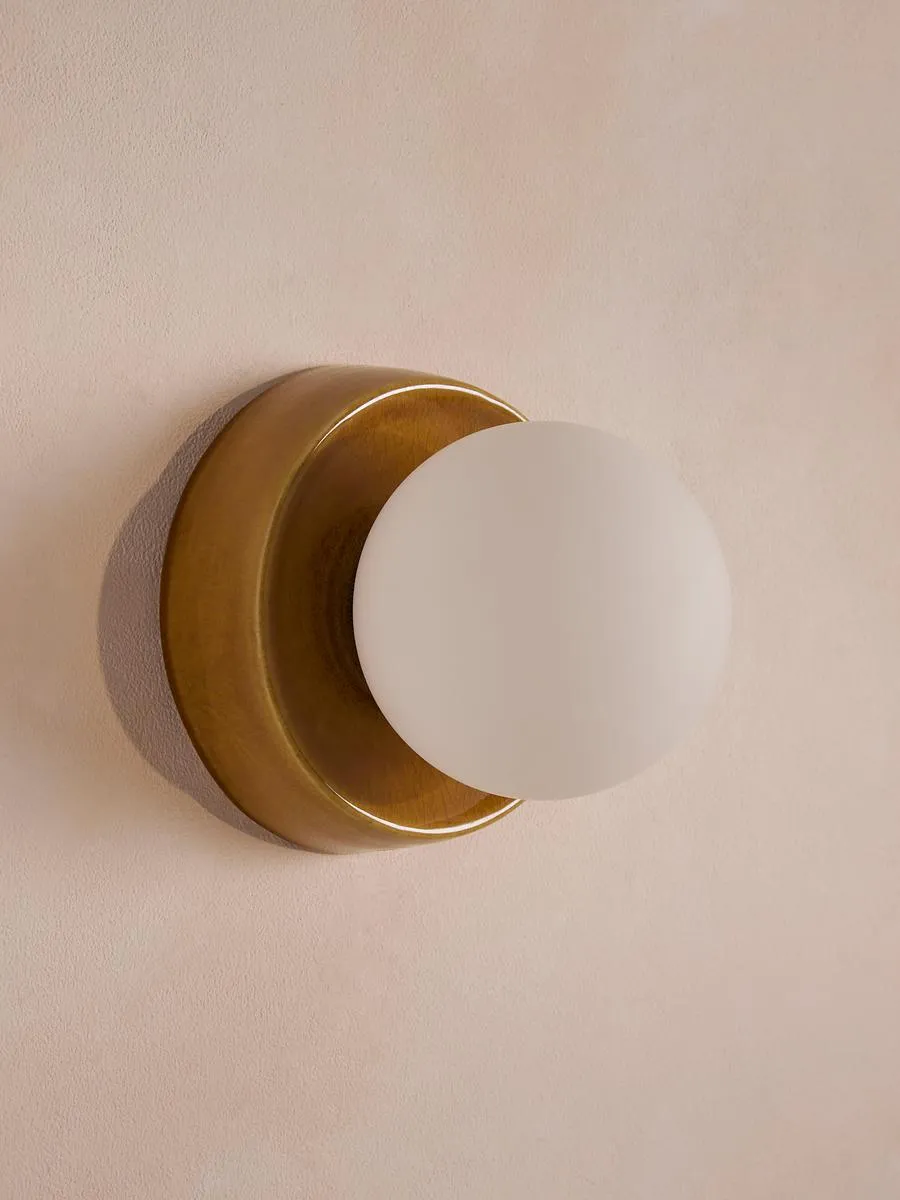 Sophia Wall Light, Mustard