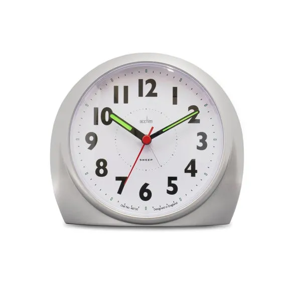 Acctim Jefferson Non Ticking Analogue Alarm Clock 2