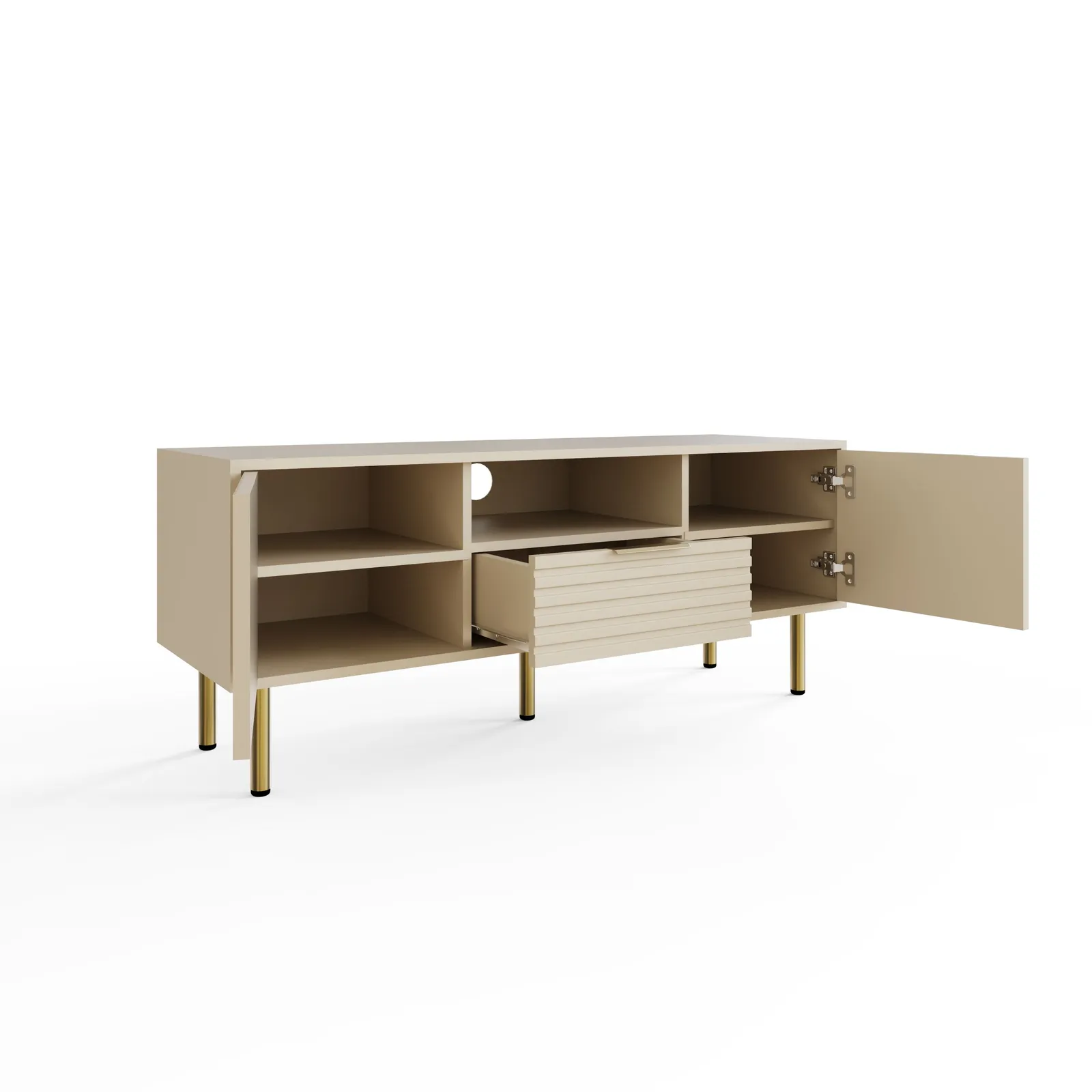 GFW Nervata TV Unit in Ivory 4