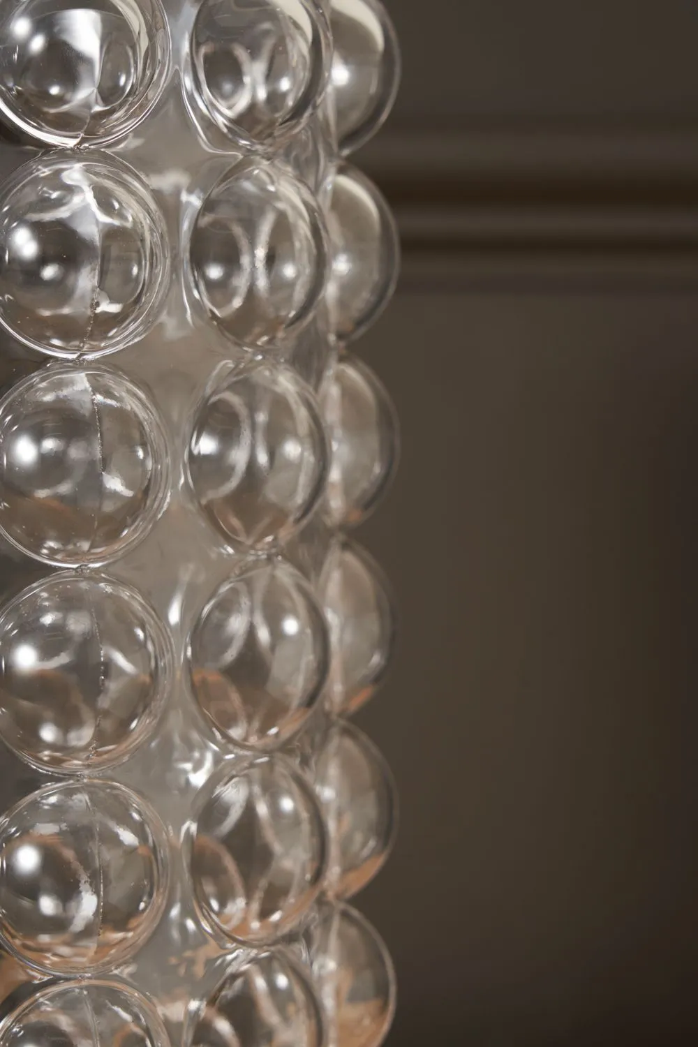 BHS Medium Clear Bobble Glass Vase 3